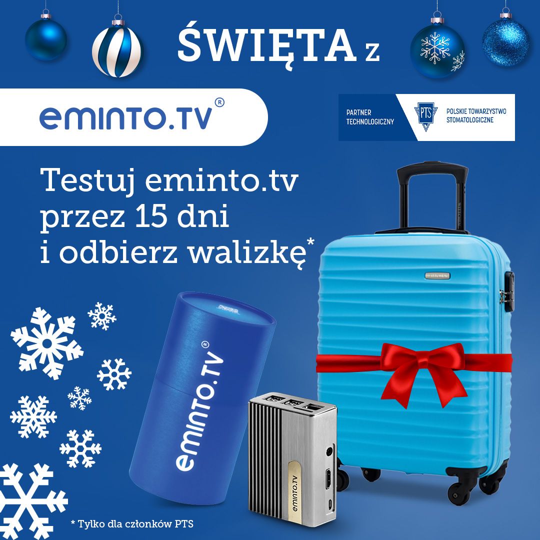 Materiał Partnera! Przetestuj eminto.tv i odbierz walizkę kabinową za darmo!