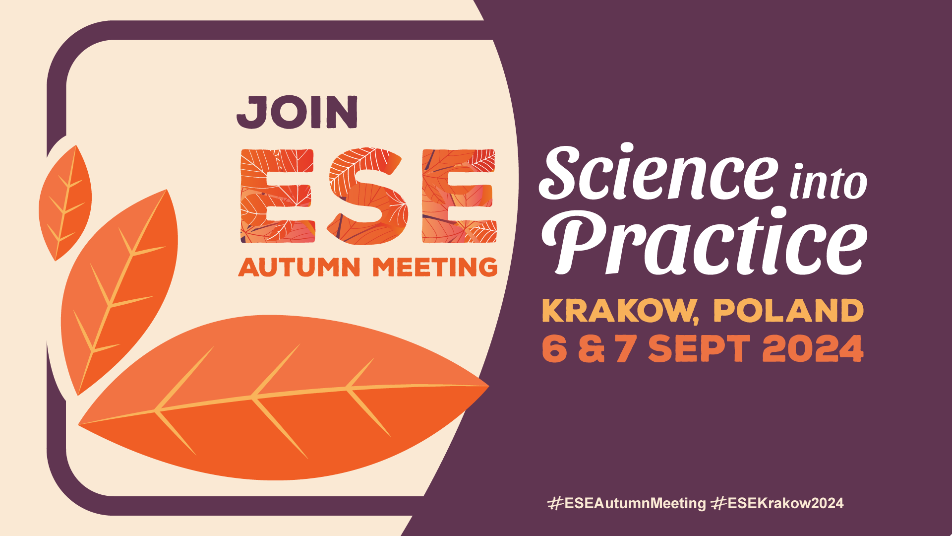 Kongres ESE Autumn Meeting w Krakowie już za niecałe 2 miesiące!