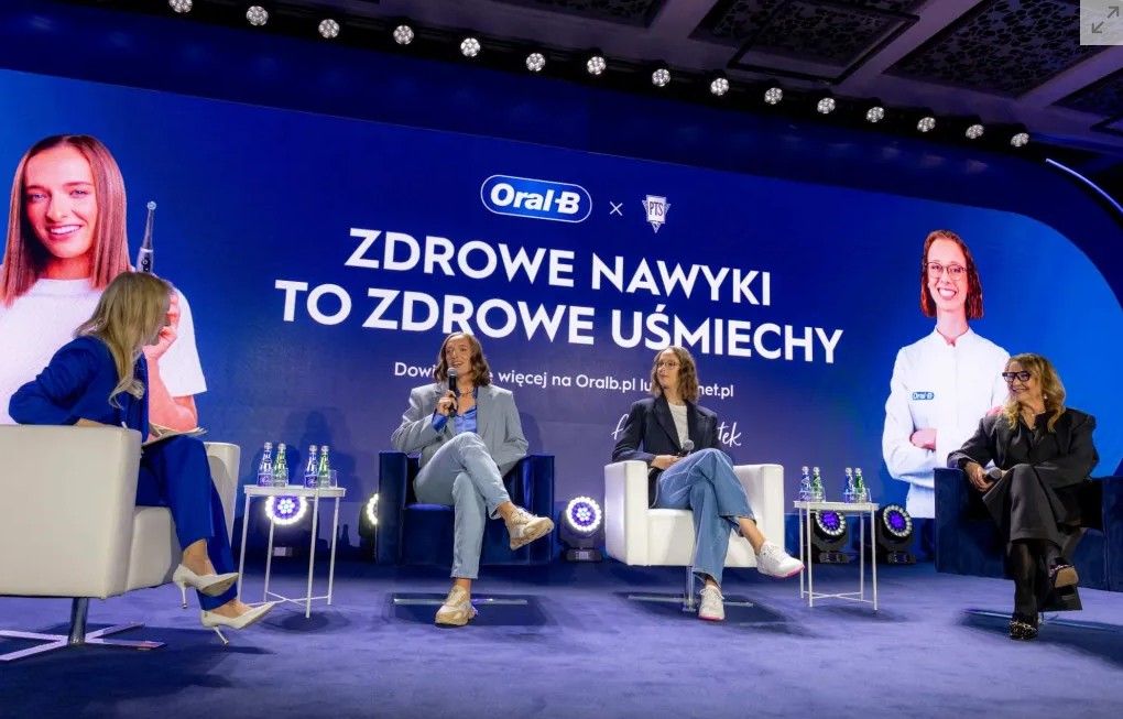 „Zdrowe nawyki to zdrowe uśmiechy” – Iga Świątek, ambasadorka Oral-B w nowej kampanii edukacyjnej, wspieranej również przez Polskie Towarzystwo Stomatologiczne