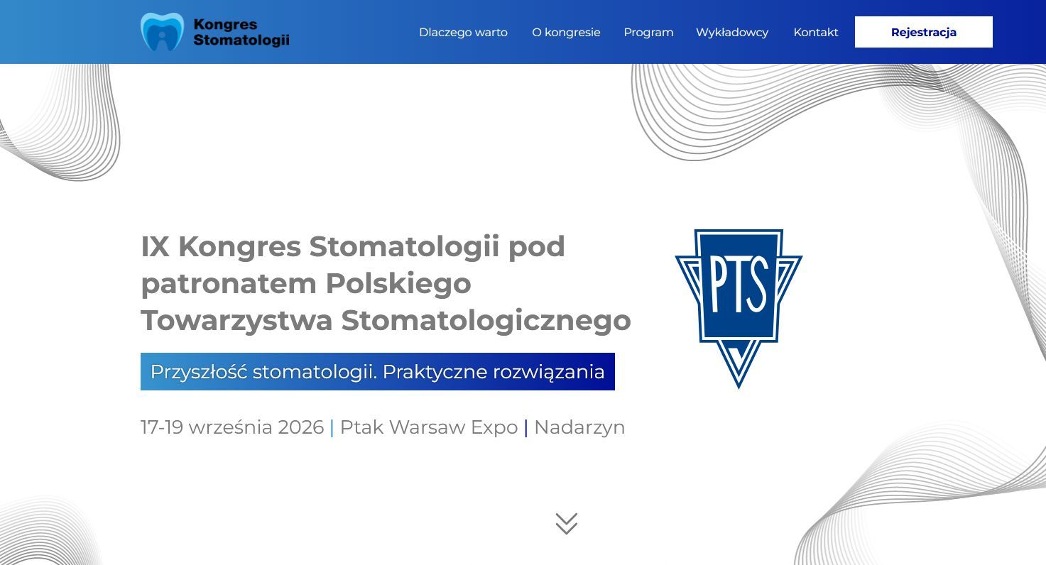 Trzy dni interdyscyplinarnej wiedzy. We wrześniu odbędzie się IX Kongres Stomatologii pod patronatem PTS