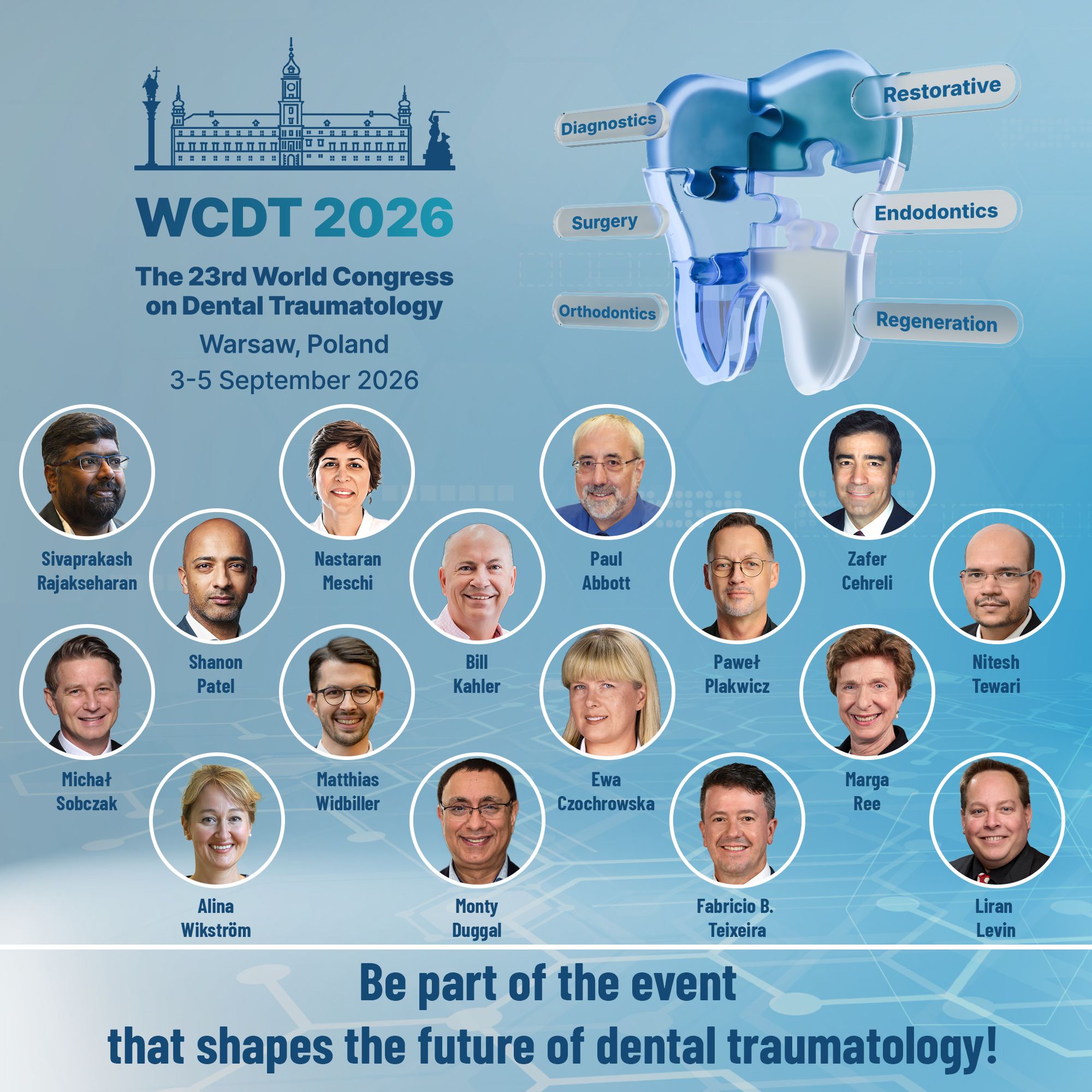 World Congress on Dental Traumatology (WCDT 2026) w Warszawie