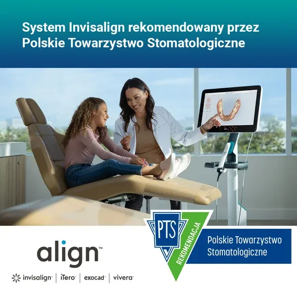 Polskie Towarzystwo Stomatologiczne przedłuża rekomendację dla systemu Invisalign® na kolejny okres!